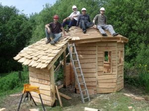 Lakeside shelter build week 2 & 3 047