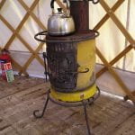 Denmark Farm Eco Campsite yurt stove