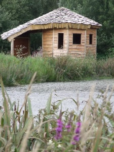 Lakeside shelter at Denmark farm