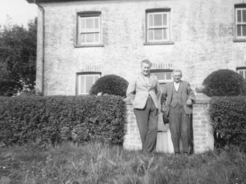 Denmark Farm farmhouse with owner Thomas Francis c1967