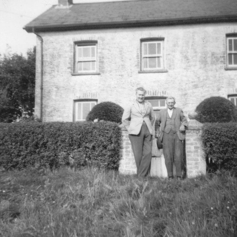 Denmark Farm farmhouse with owner Thomas Francis c1967