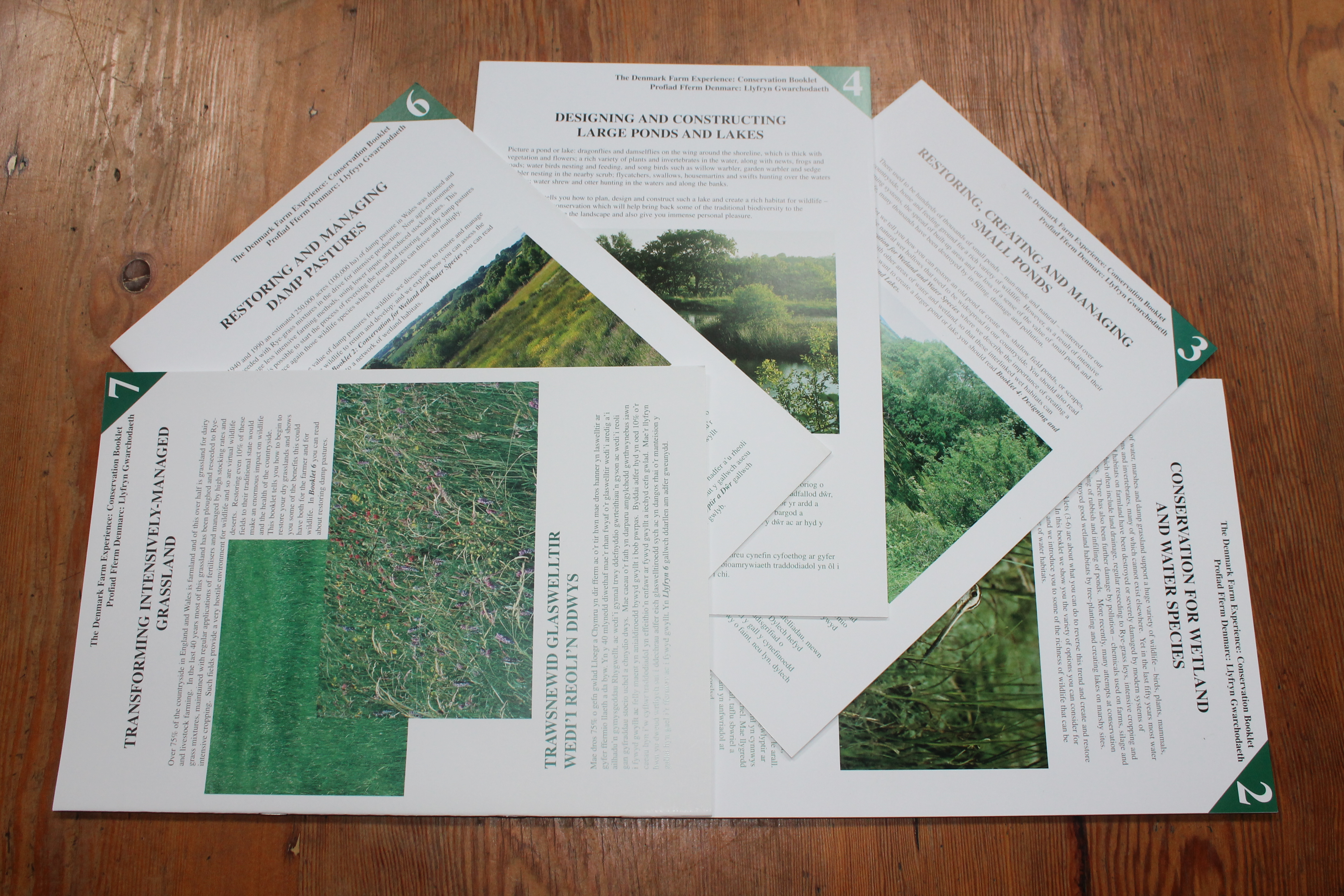 Full Set Conservation Booklets 1 to 5 (Paper) Denmark Farm