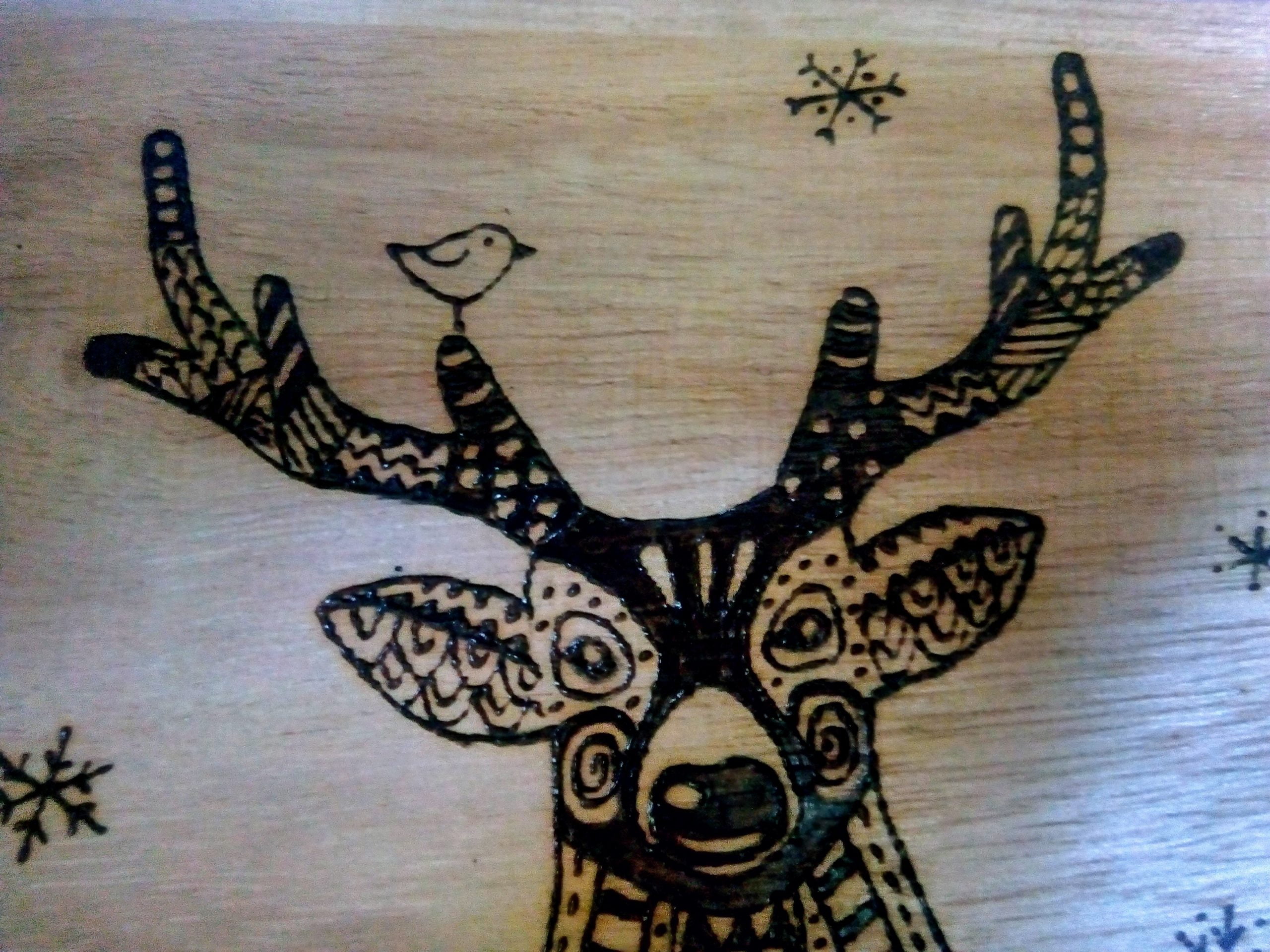 Pyrography Basics - Burn a Stag or Squirrel ~ FULLY BOOKED!