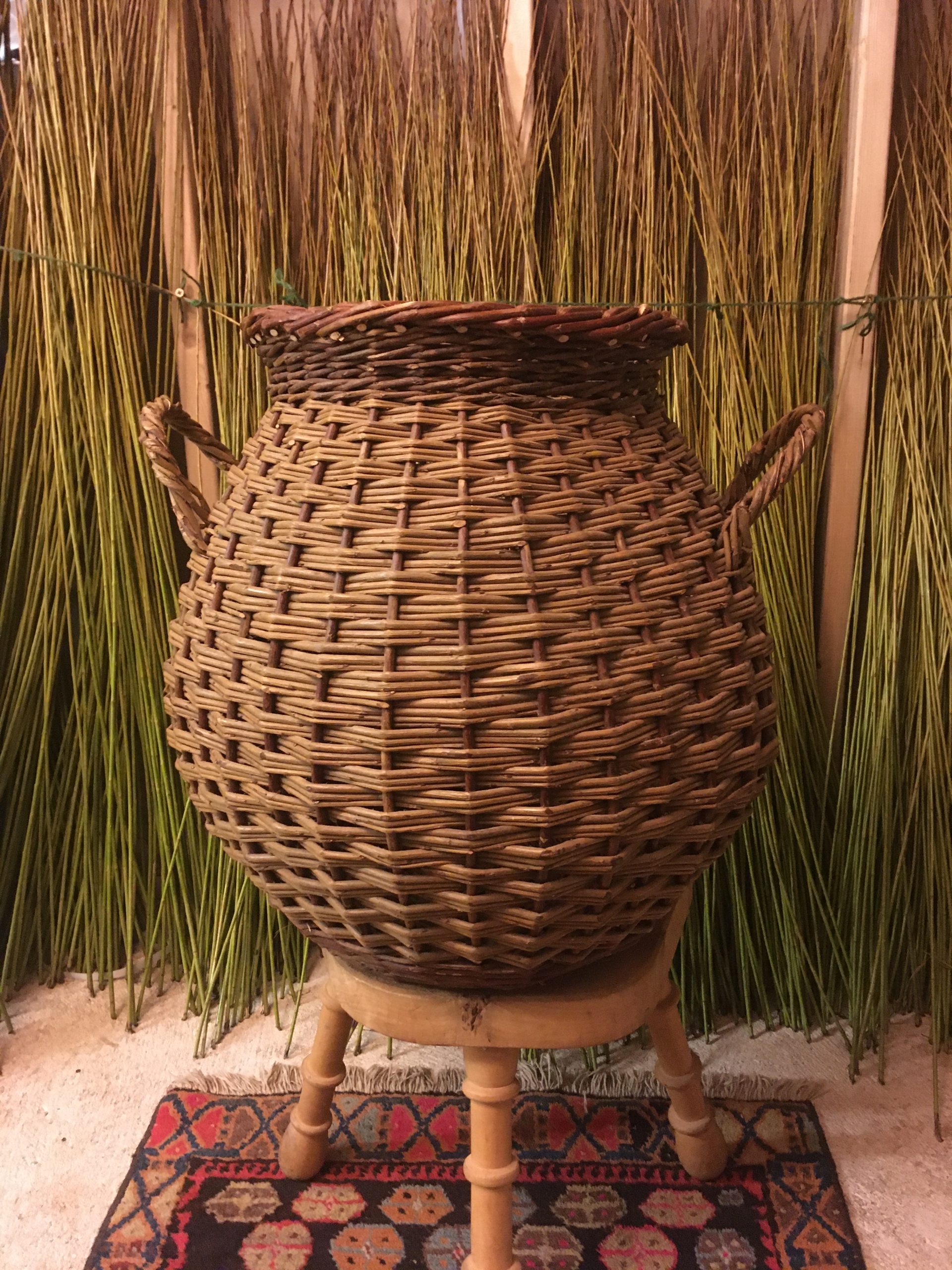 Willow Weaving - 'Alibaba' Linen Basket - 1 place left